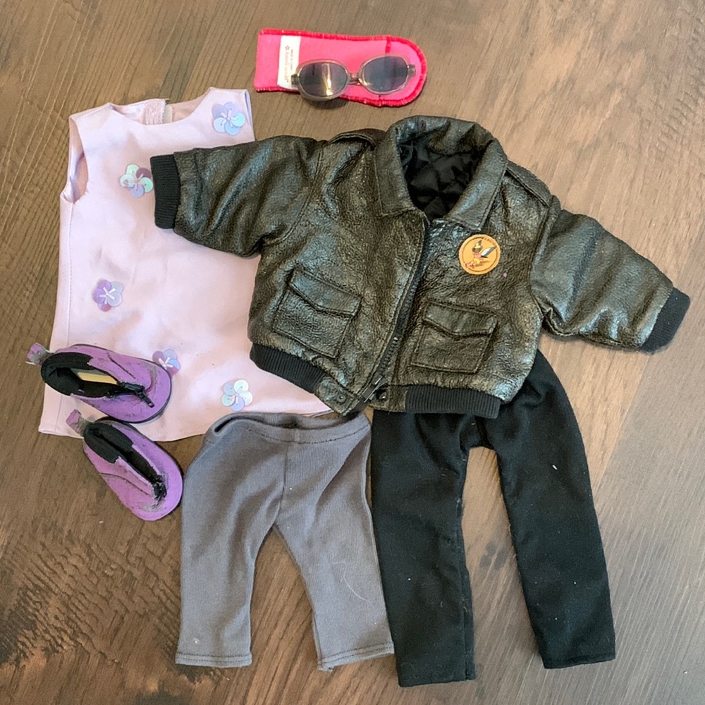 AMERICAN GIRL DOLL CLOTHES GOING OUT BOMBER JACKET
